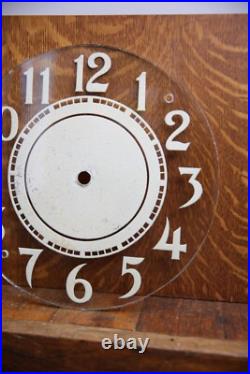 Vintage Neon Clock Sign Glass Face Original paint Antique Parts