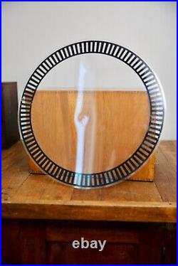 Vintage Neon Clock Spinner Illusion Wheel Original advertising sign part