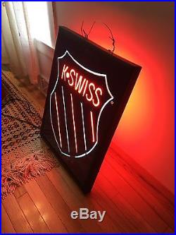 Vintage Neon K Swiss Sign
