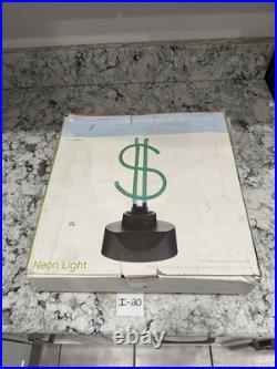 Vintage Neon Light Money Sign Size 11.5H x 5.5W x 5.5D UL Adapter Included