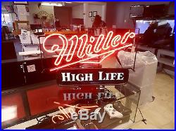 Vintage Neon Miller High Life Sign