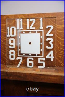 Vintage Neon Sign Clock Glass Face Art Deco Original paint Antique Parts Vintage Neon Sign Clock Glass Face Art Deco Original paint Antique Parts