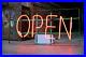 Vintage_Neon_Sign_STORE_DISPLAY_hanging_OPEN_Sign_GREEN_METAL_FRAME_old_01_gkw