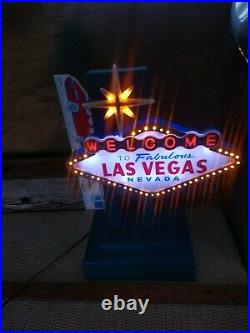 Vintage Neon Welcome To Fabulous Las Vegas Nevada Miniature Sign Vintage Neon Welcome To Fabulous Las Vegas Nevada Miniature Sign