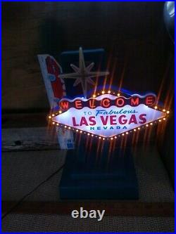 Vintage Neon Welcome To Fabulous Las Vegas Nevada Miniature Sign Vintage Neon Welcome To Fabulous Las Vegas Nevada Miniature Sign