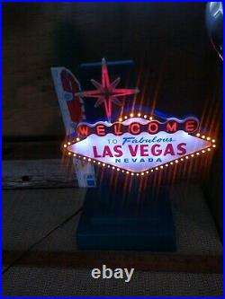 Vintage Neon Welcome To Fabulous Las Vegas Nevada Miniature Sign Vintage Neon Welcome To Fabulous Las Vegas Nevada Miniature Sign