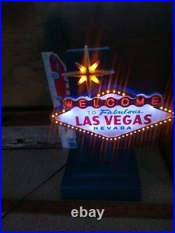 Vintage Neon Welcome To Fabulous Las Vegas Nevada Miniature Sign Vintage Neon Welcome To Fabulous Las Vegas Nevada Miniature Sign
