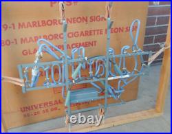 Vintage New-Open-Box 10980-1 MARLBORO CIGARETTE Neon Sign Glass Replacment