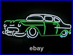 Vintage Old Car Neon Sign 20x16 Light Lamp Beer Bar Pub Decor Glass Windows