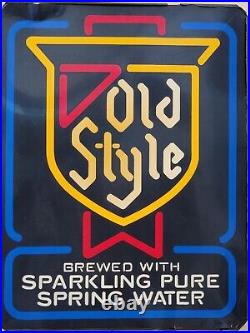 Vintage Old Style Beer Sign Neon Light Awesome For Bar/ Man Cave. Lights Up Vintage Old Style Beer Sign Neon Light Awesome For Bar/ Man Cave. Lights Up