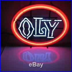 Vintage Oly Beer Neon Sign Olympia Beer Coil Transformer