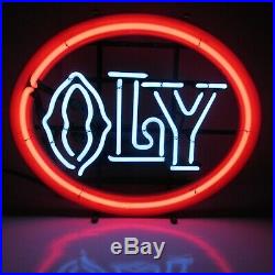 Vintage Oly Beer Neon Sign Olympia Beer Coil Transformer