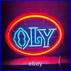 Vintage Olympia Brewing Co Oly Beer Neon Sign Works 25 x 21