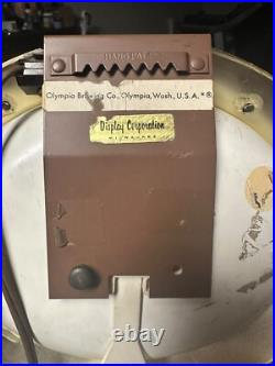 Vintage Olympia Light Beer Neon Lighted Illuminated Sign 9x9 Display Corporation