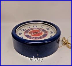Vintage Original Buick Service Neon lighted Advertising Sign Clock
