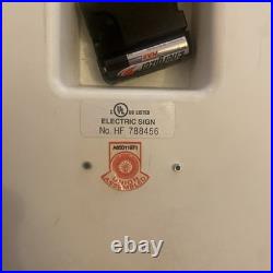 Vintage PPG Paints Advertising Neon Light Up Wall Clock 16 Read Description