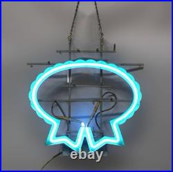 Vintage Pabst Blue Ribbon Neon Advertising Store Display Beer Sign Light Vintage Pabst Blue Ribbon Neon Advertising Store Display Beer Sign Light