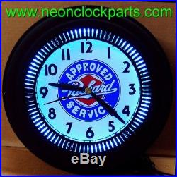 Vintage Packard Motor Co neon motion spinner clock sign cleveland neon products