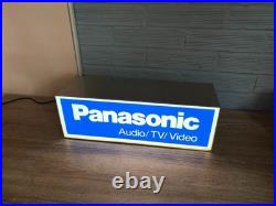 Vintage Panasonic Neon Sign Logo Display Shop ManCave Light Lamp Audio Shop Bar