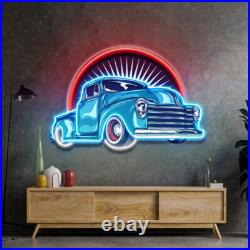 Vintage Pickup Truck LED Neon Sign Car Neon Sign Car Led Light Vintage Pickup Truck LED Neon Sign Car Neon Sign Car Led Light