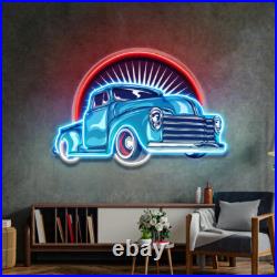 Vintage Pickup Truck LED Neon Sign Car Neon Sign Car Led Light Vintage Pickup Truck LED Neon Sign Car Neon Sign Car Led Light