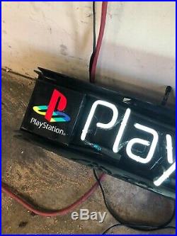 Vintage Playstation Neon Sign Original