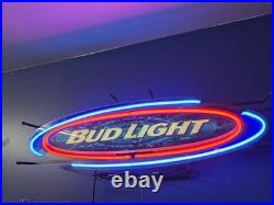 Vintage Rare 2000 Bud Light Hanging Neon 36x11.75 Read Description P/Up Only