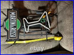 Vintage Rare Martini & Rossi Neon Bar Sign 16 Works Great