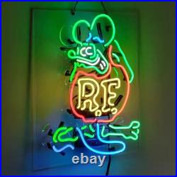 Vintage Rat Fink Neon Sign Handmade Real Glass Neon Tube Neon Light for Home Bar Vintage Rat Fink Neon Sign Handmade Real Glass Neon Tube Neon Light for Home Bar