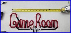 Vintage Real Red Neon Game Room Sign Table Top Wall Mount Neonetics Rare Works Vintage Real Red Neon Game Room Sign Table Top Wall Mount Neonetics Rare Works
