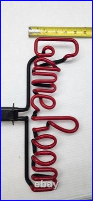 Vintage Real Red Neon Game Room Sign Table Top Wall Mount Neonetics Rare Works Vintage Real Red Neon Game Room Sign Table Top Wall Mount Neonetics Rare Works