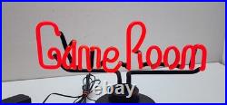 Vintage Real Red Neon Game Room Sign Table Top Wall Mount Neonetics Rare Works Vintage Real Red Neon Game Room Sign Table Top Wall Mount Neonetics Rare Works