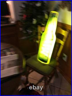 Vintage Rolling Rock Light beer mock neon Lighted sign, Latrobe, PA