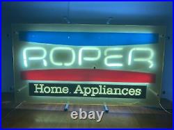Vintage Roper Home Appliances Neon Sign GE Haier