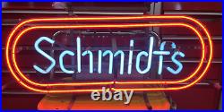 Vintage SCHMIDTS Neon Beer Sign Franceformer Antique, VERY NICE! 24 x 11