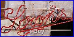 Vintage STROH'S Neon Beer Sign Brewing Breweriana Mancave UNIVERSAL ELECTRIC