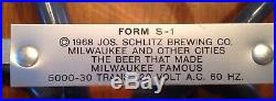 Vintage Schlitz Malt Liquor 1968 Neon Beer Sign Bar Light Mancave Rare Vintage Schlitz Malt Liquor 1968 Neon Beer Sign Bar Light Mancave Rare