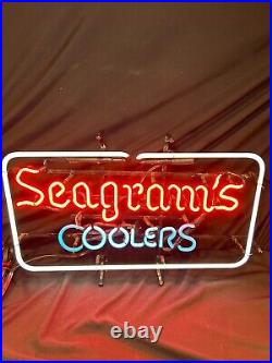 Vintage Seagram's Coolers Neon Sign Vintage Seagram's Coolers Neon Sign