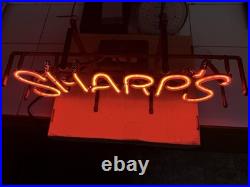 Vintage Sharps Beer Neon Sign