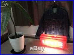 Vintage Sign Board Super rare 80s Levis Levi's illuminated neon not for sale