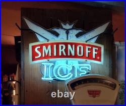 Vintage Smirnoff Ice Neon Sign perfect working condition