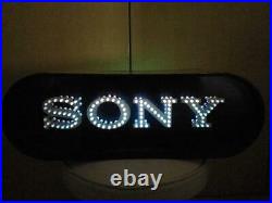 Vintage Sony Neon Display Sign Used promotional