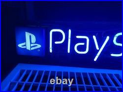 Vintage Sony Playstation 2 Ps2 Neon Advertising promotional Display Sign DEALER