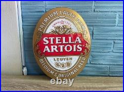 Vintage Stella Artois Beer Neon Sign Bar Pub Store Man Cave Light Logo Garage