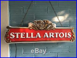 Vintage Stella Artois Neon Original Logo Beer Bar Pub Store Light Sign