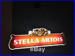 Vintage Stella Artois Neon Original Logo Beer Bar Pub Store Light Sign