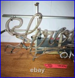 Vintage Stroh's Beer Neon Hanging Bar Light Sign 23 Mt Vernon W Franceformer