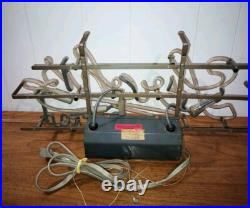 Vintage Stroh's Beer Neon Hanging Bar Light Sign 23 Mt Vernon W Franceformer