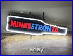 Vintage Stroh's Beer Neon Sign Bar Light MINNESTROHTA Bottle Rare Minnesota 27