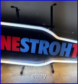 Vintage Stroh's Beer Neon Sign Bar Light MINNESTROHTA Bottle Rare Minnesota 27